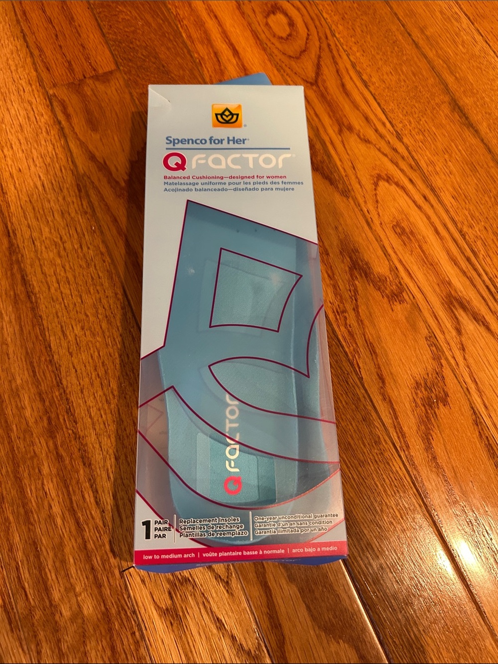 Spenco for Her Q-FACTOR Blue Women's Insoles